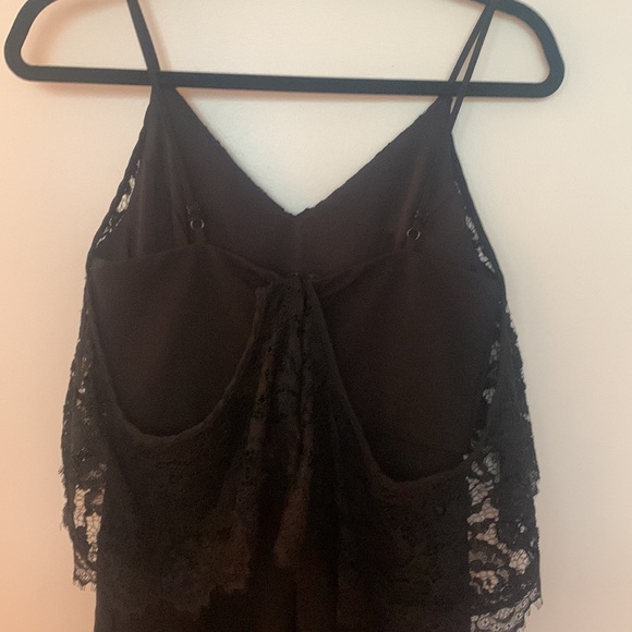 MUSTARD SEED | Cold Shoulder Lace Midi Dress Sz S - Picture 6 of 6